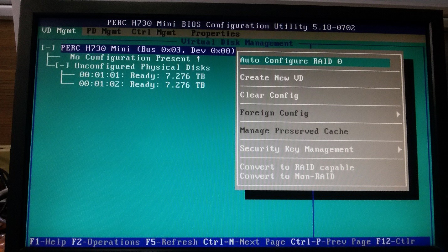 نحوه raid کردن dell server r730 زیگورات تکنولوژی