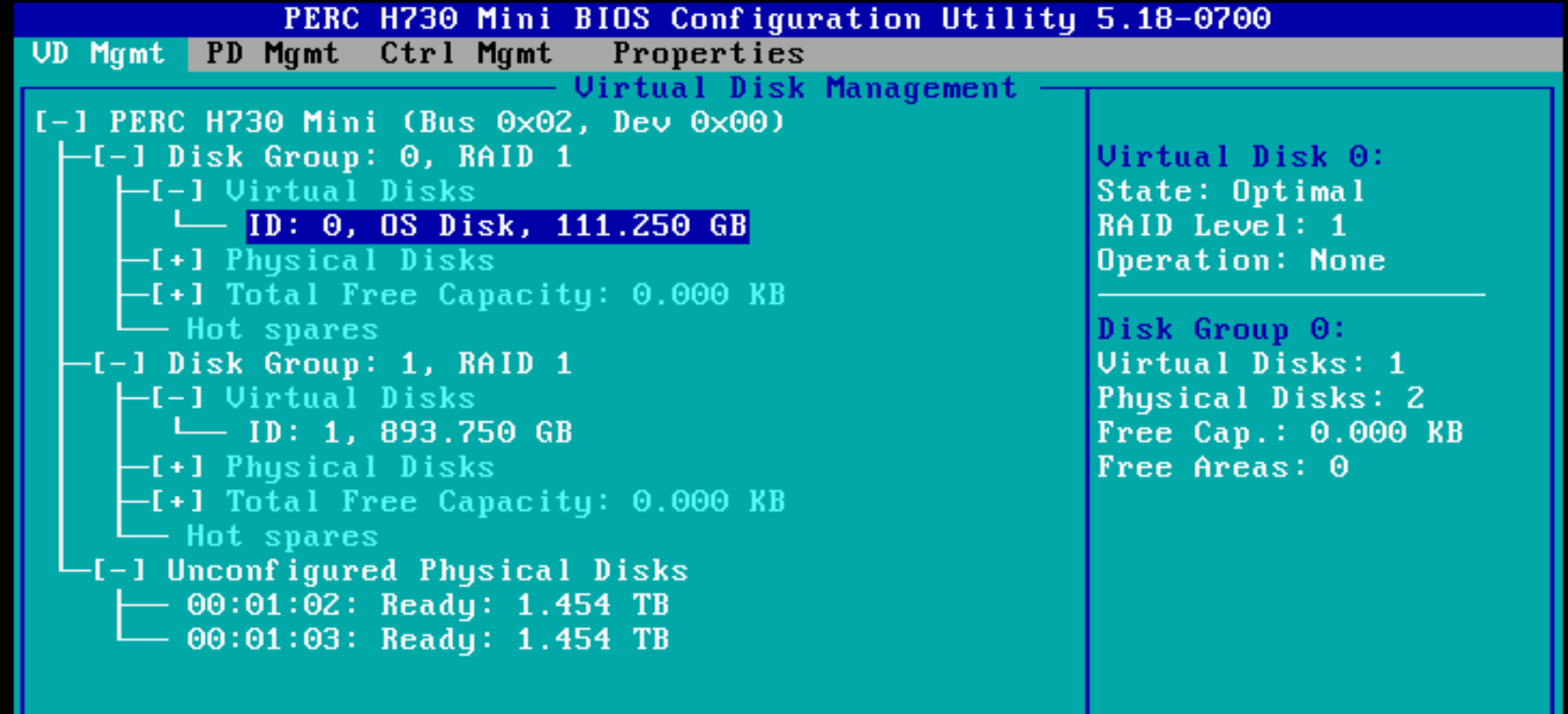 نحوه raid کردن dell server r730 زیگورات تکنولوژی